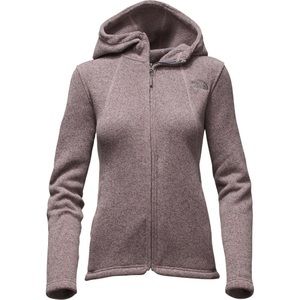 WOMEN’S CRESCENT FULL ZIP HOODIE BLACK PLUM